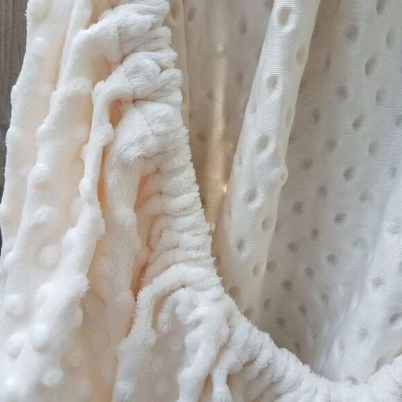 Baby Plush Minky Polka Dot Changing Pad Blanket Cover Diaper Changing Table - Picture 9 of 12